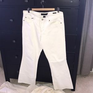 Calvin Klein white jeans
